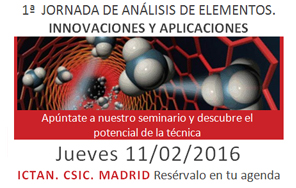 ICTAN-CSIC e Inycom organizan la ‘1ª Jornada de Análisis de Elementos. Innovaciones y Aplicaciones’