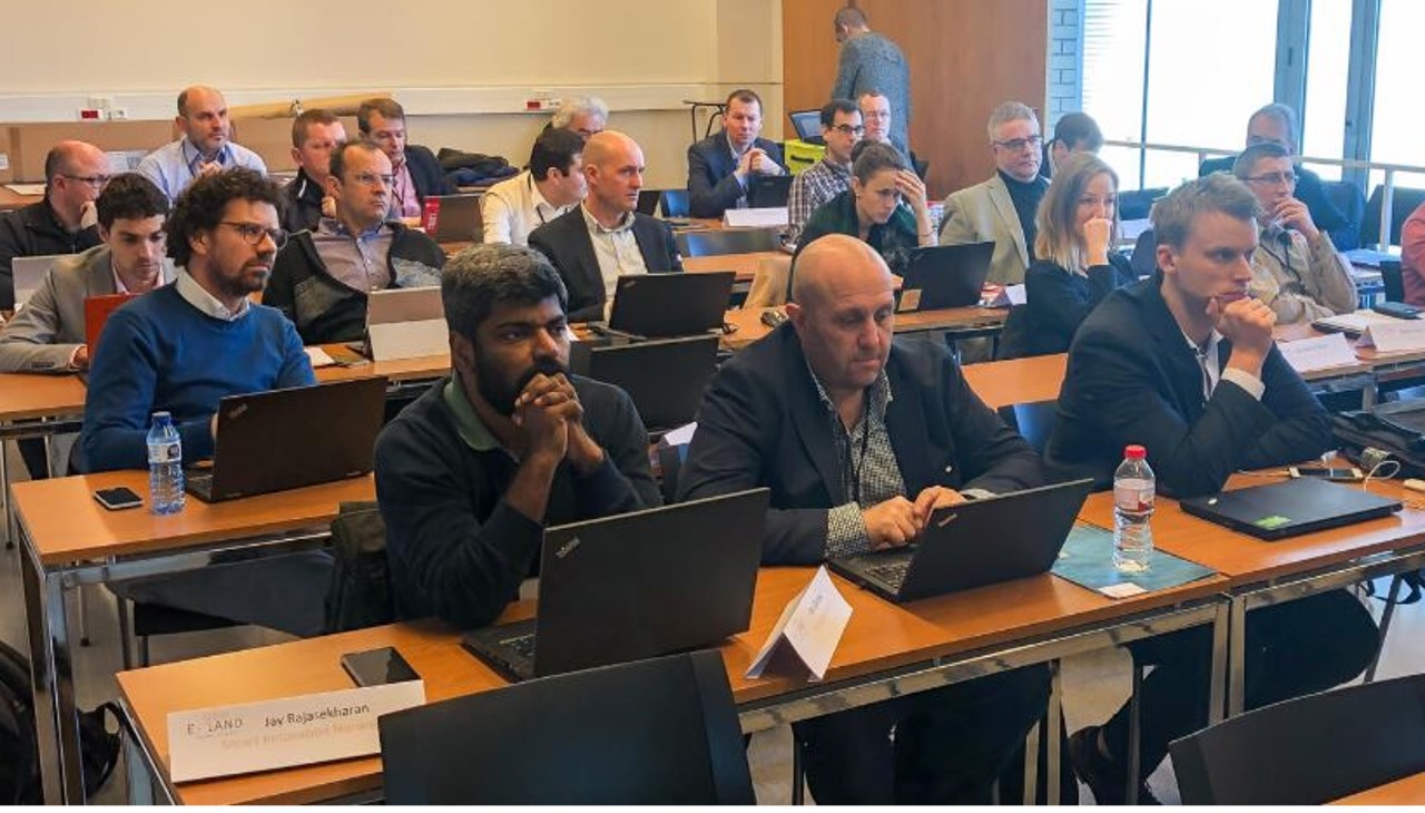Socios del proyecto E-LAND visitan el piloto español del proyecto en Walqa