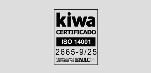  Certificado ISO 14001 KIWA Instrumentación y Componentes, S.A.