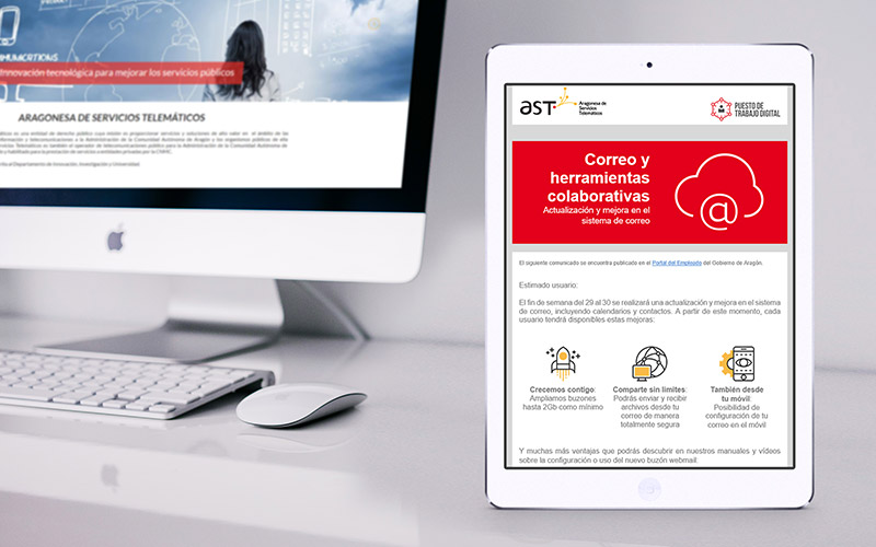 AST apuesta por la gestión integral del puesto de trabajo digital en el Gobierno de Aragón